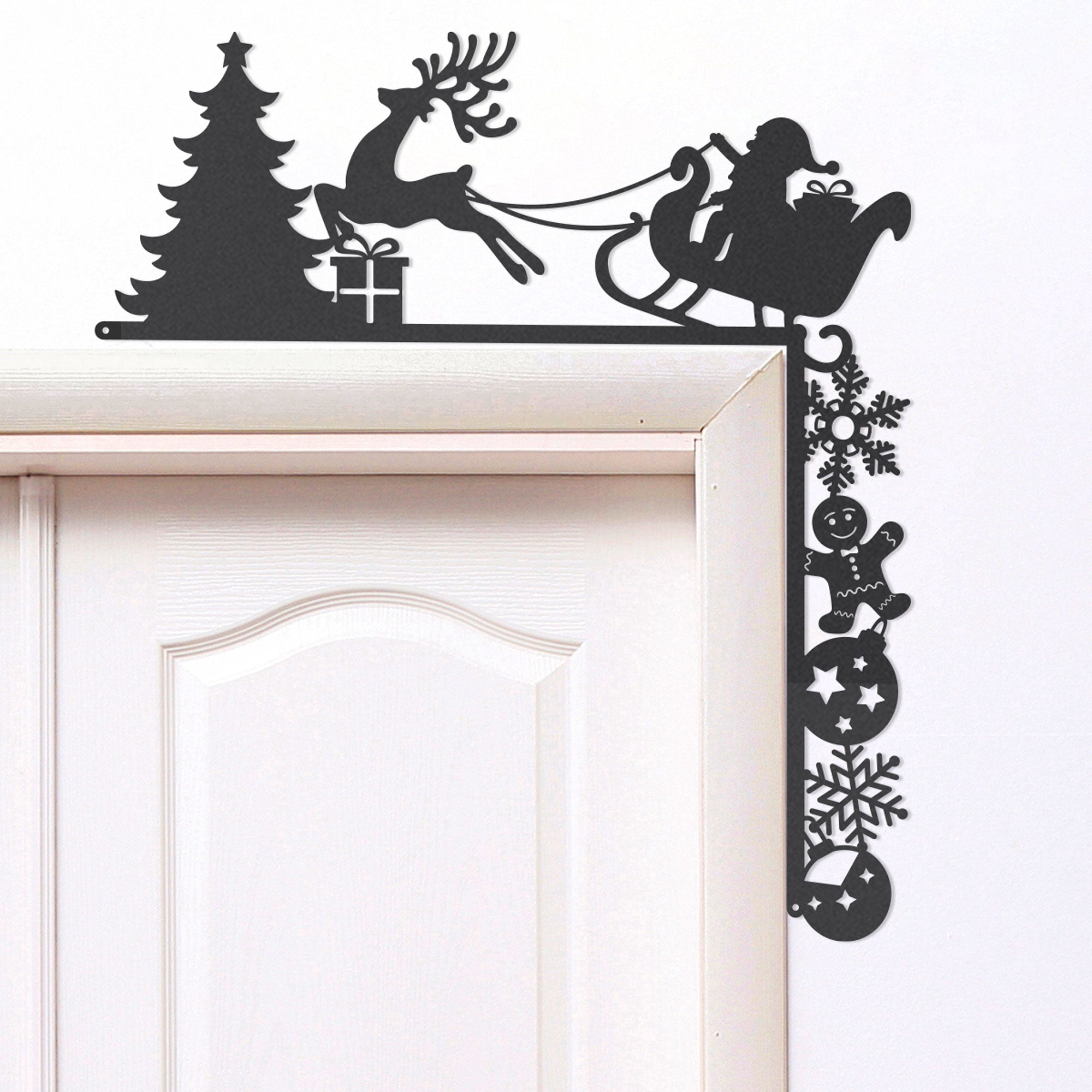 Christmas Door Corner Decor  - RealSteel Center