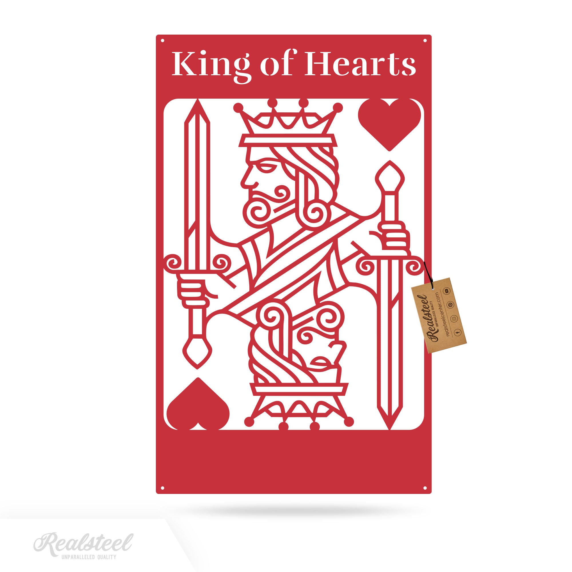 King of Hearts Monogram 18