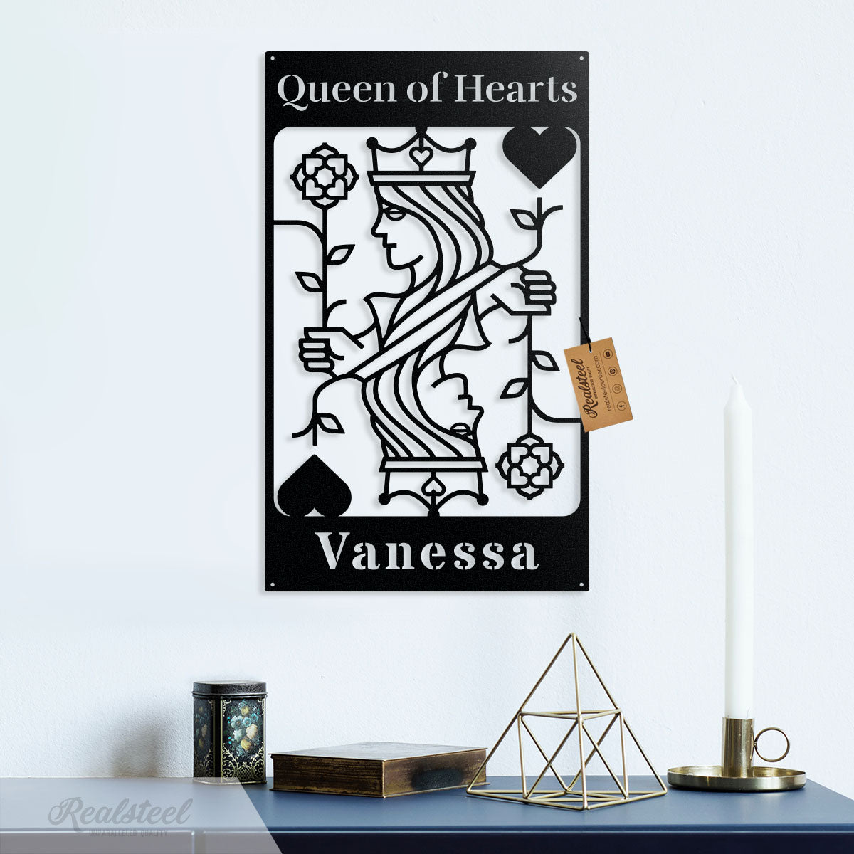 Queen of Hearts Monogram - RealSteel Center