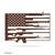 American Flag Gun Monogram 16"x24" / Penny Vein - RealSteel Center