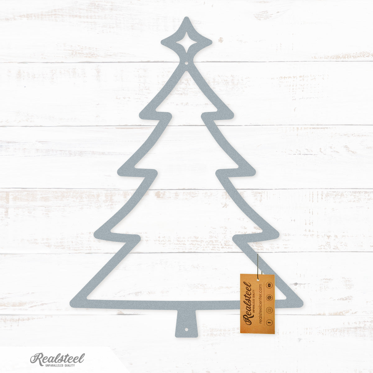 Choose Your Christmas Tree Design Type 1 / Black / 12" - RealSteel Center