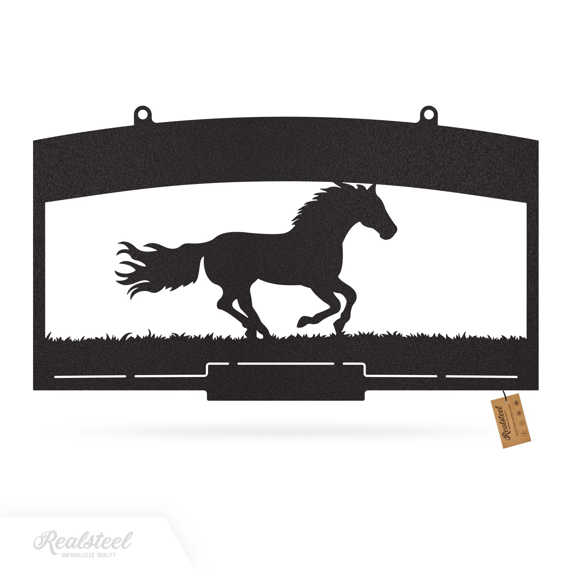 Personalized Farm Ranch Sign – Running Horse 10