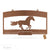 Personalized Farm Ranch Sign – Running Horse 10"×18" / Rust - RealSteel Center