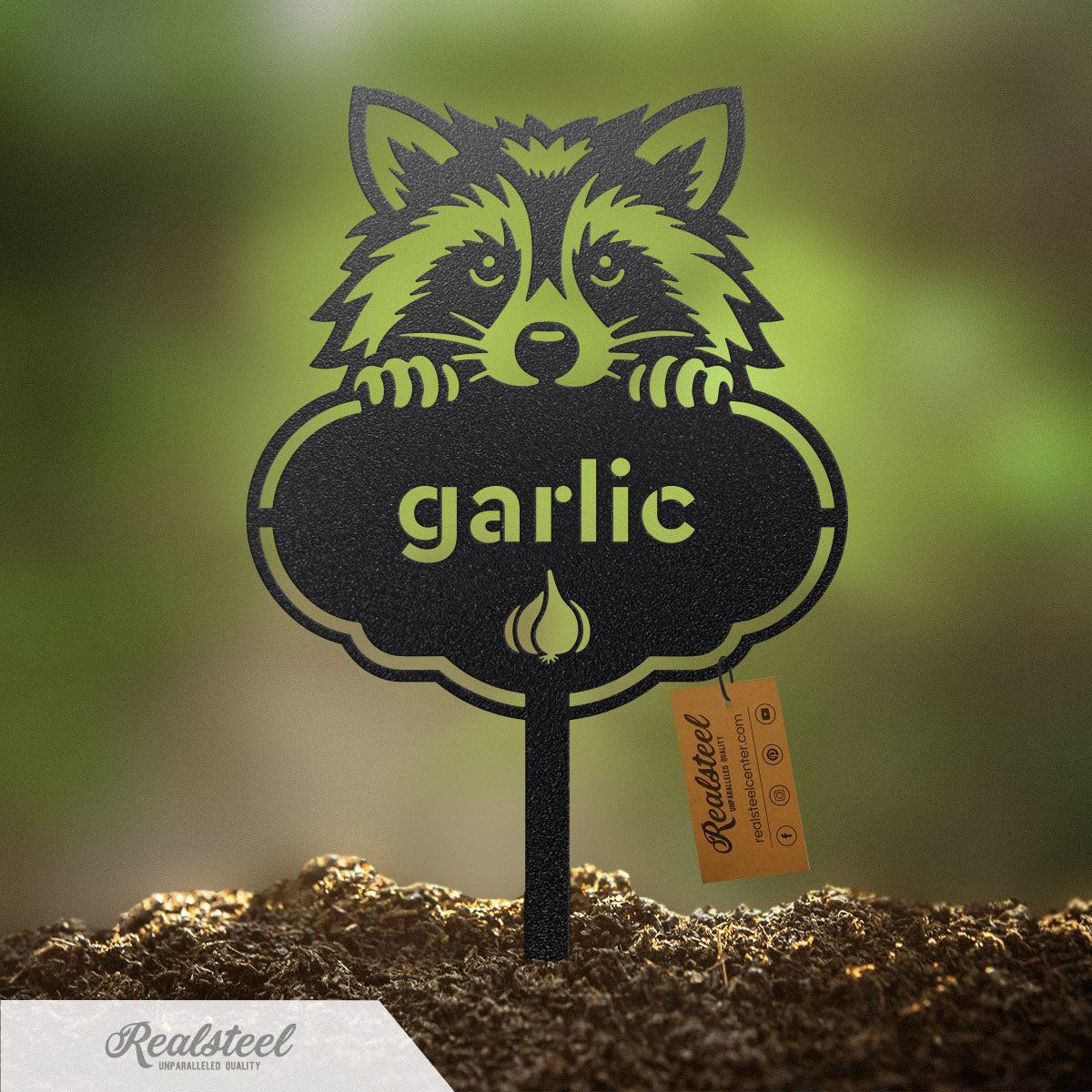 Rocky the Racoon Seed & Plant Markers - RealSteel Center