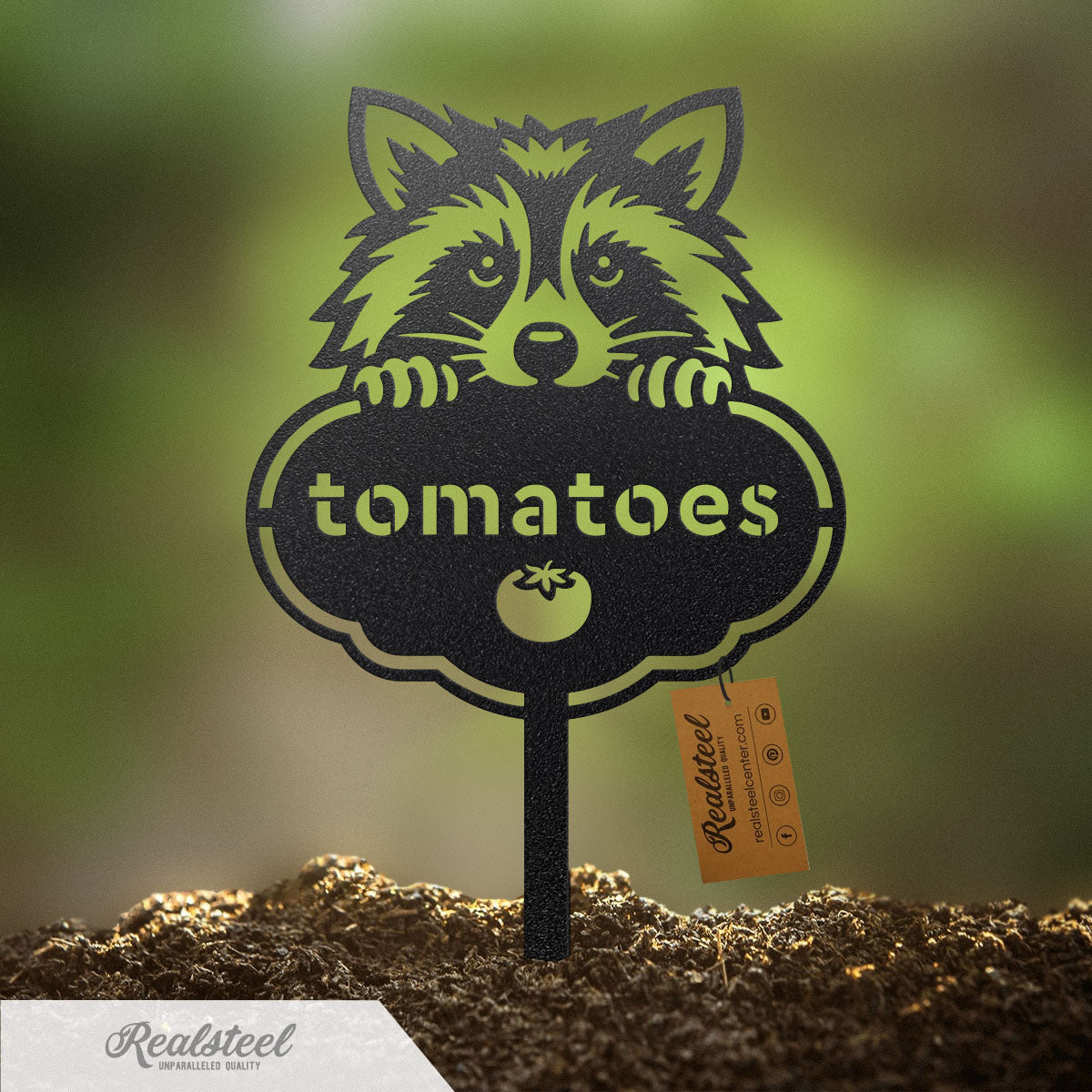 Rocky the Racoon Seed & Plant Markers - RealSteel Center