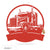 Semi Rig Wall Monogram – Celebrate the Iconic 18-Wheeler 18" / Red - RealSteel Center