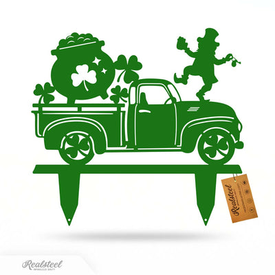 Shamrock Truck Stake 16"x18" / Green - RealSteel Center