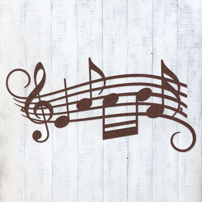 Musical Notes Wall Art 18"x9" / Penny Vein - RealSteel Center