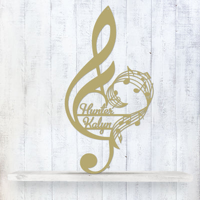 Musical Heart Monogram - RealSteel Center