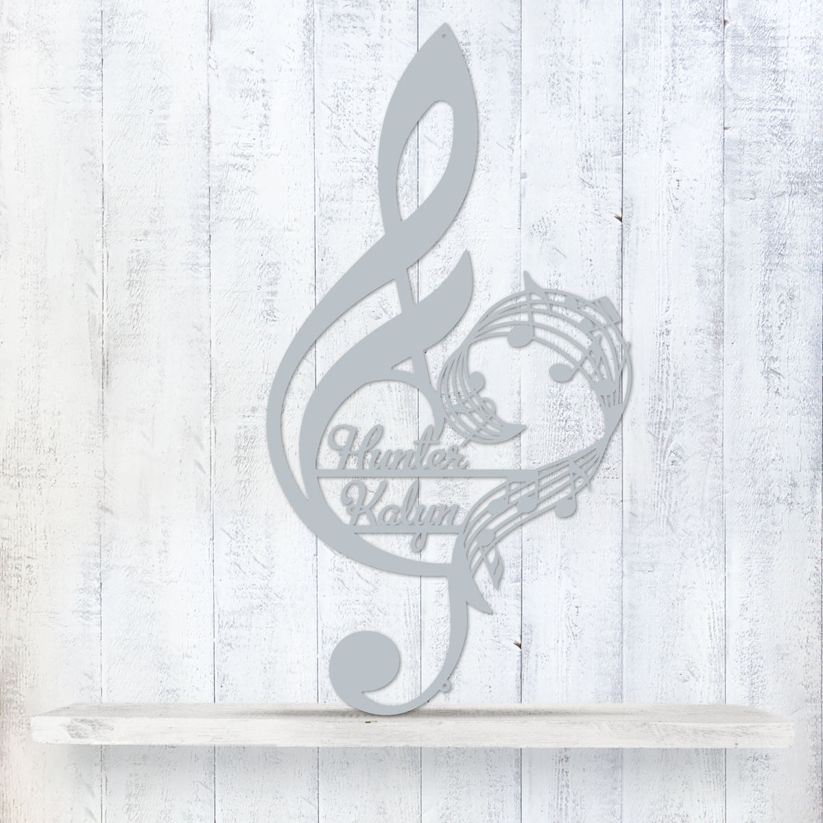 Musical Heart Monogram - RealSteel Center