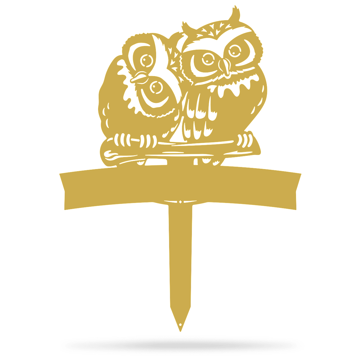 A sharp owl logo in gold, wings spread conveying wisdom on Craiyon