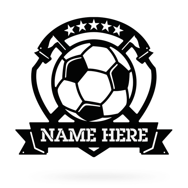 Decorate Your Athletes Room With This Soccer Ball Monogram! - RealSteel ...