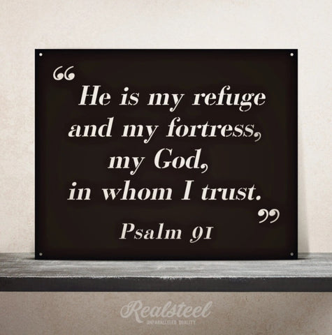 Psalm 91 Quote Wall Sign
