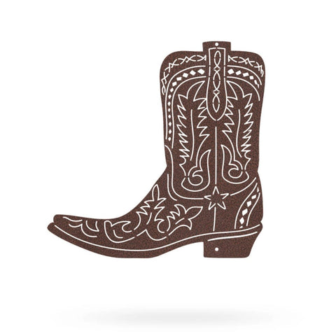 Texas Boot Metal Decor