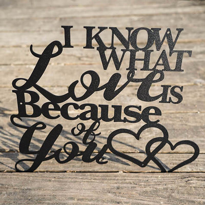 I Know What Love Is Wall Art  - RealSteel Center