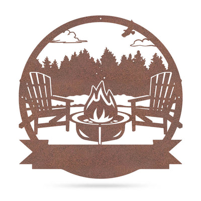 Campfire Monogram 18" / Rust / Forest - RealSteel Center