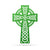 Celtic Knot Cross 9" x 14"" / Green - RealSteel Center