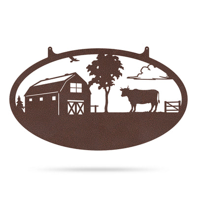 Choose Your Farm Sign 14"x24" / Penny Vein / Bull - RealSteel Center