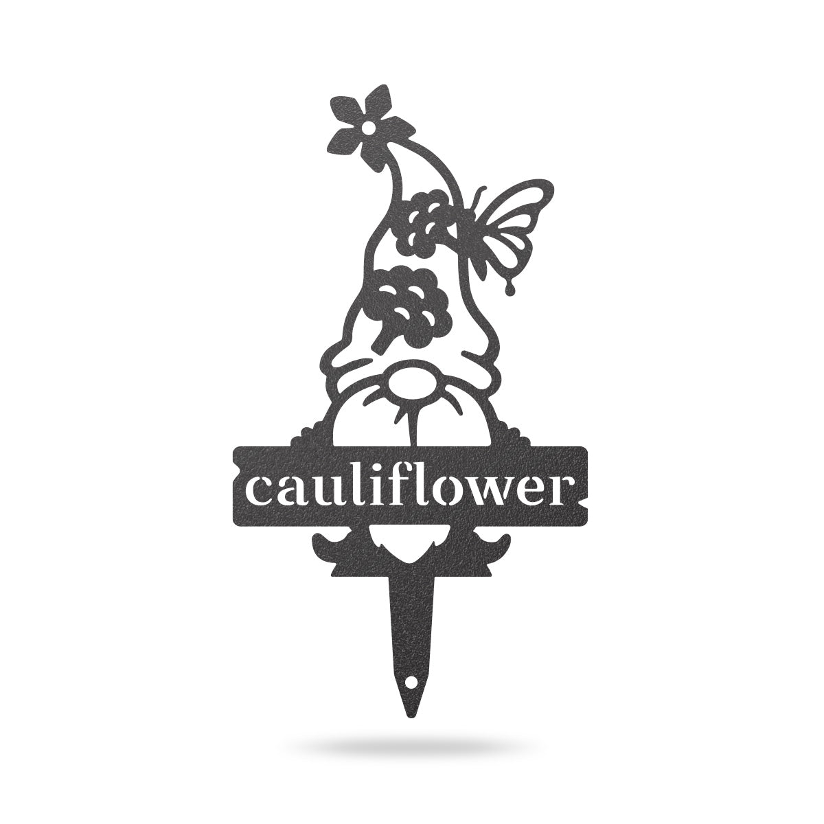 Garden Gnomes Plant Markers Small / Black / Cauliflower - RealSteel Center