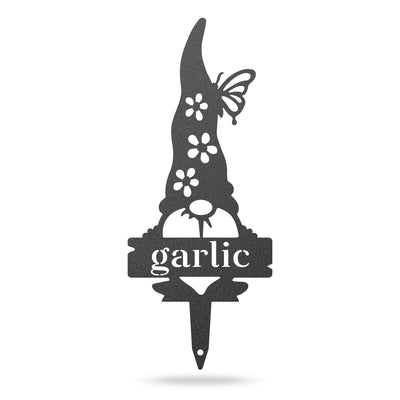 Garden Gnomes Plant Markers Small / Black / Garlic - RealSteel Center