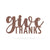 Give Thanks Wall Art 9"x18" / Rust - RealSteel Center