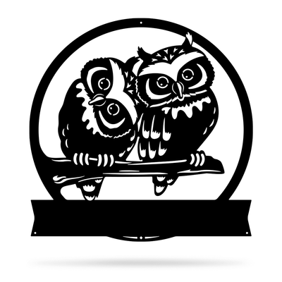 Owl Monogram 18" / Black - RealSteel Center