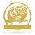 Owl Monogram 18" / Gold - RealSteel Center