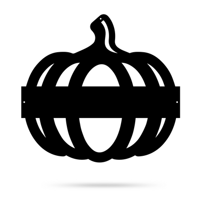 Pumpkin Monogram 18" / Black - RealSteel Center