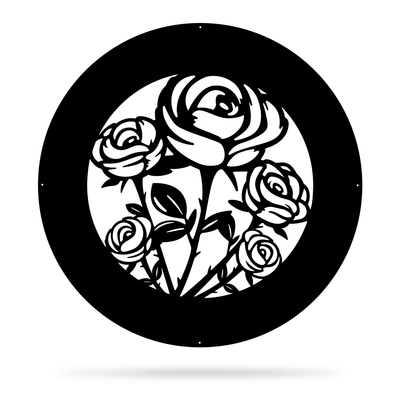 Rose Monogram 18" / Black - RealSteel Center