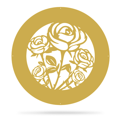 Rose Monogram 18" / Gold - RealSteel Center