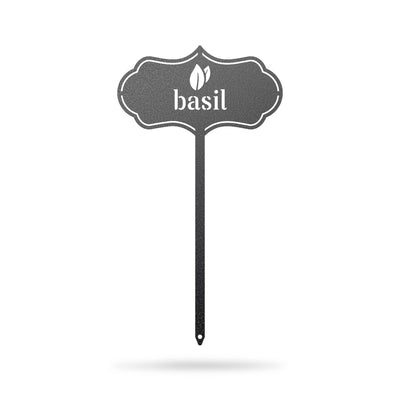 Seed & Plant Markers 6 x 11 / Black / Basil - RealSteel Center