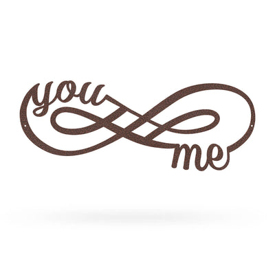 You + Me for Infinity Wall Décor Sign 7"x18" / Penny Vein - RealSteel Center