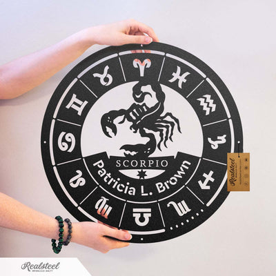 Scorpio - Zodiac Monogram  - RealSteel Center