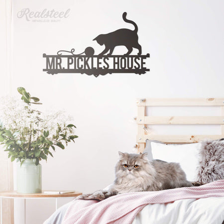 Cat Lovers Monogram by RealSteel